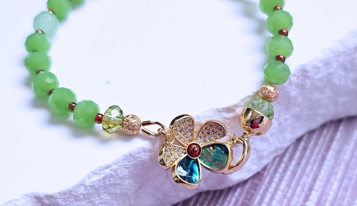 Spring Blossom Crystal Bracelet