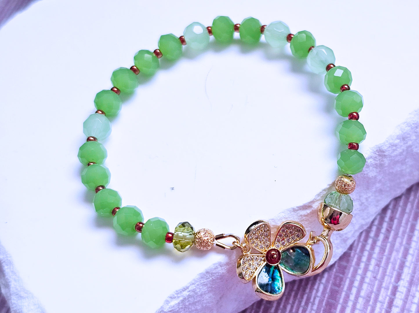 Spring Blossom Crystal Bracelet