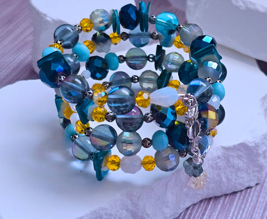 Ocean Breeze Multi-Strand Wrap Bracelet