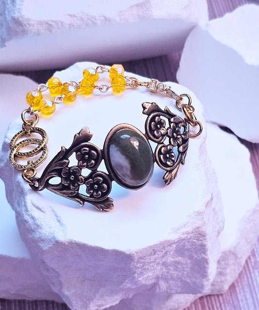 Vintage Style Gemstone Bracelet